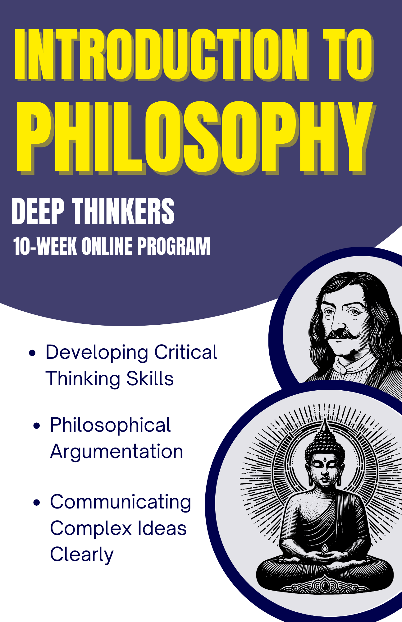 Deep Thinkers Poster - Front
